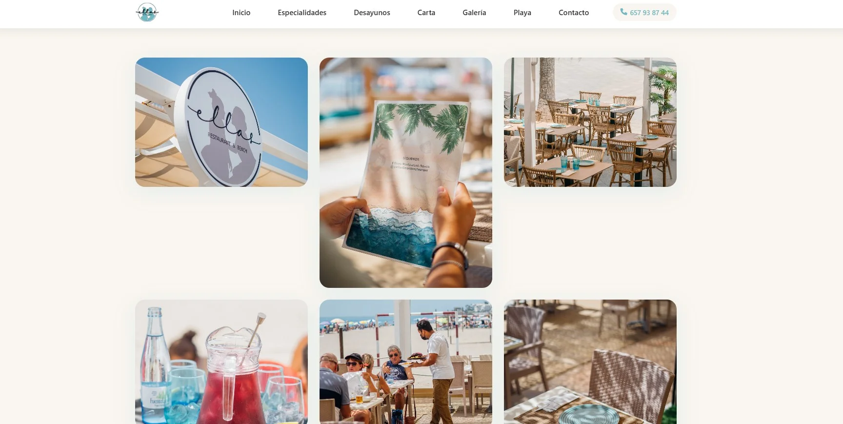 Ellas Restaurant Beach